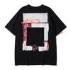 OFFs Designer de moda Luxos Vestuário Masculino e Feminino Loose Tees 2024 Homem Casual Street graffiti Camisa Moletom Camisetas Masculinas Brancas 2024