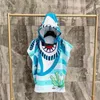 Handdoek Kids Badcape Sneldrogende Hooded Badjas Microfiber Drogen Strand Fastdry Badkamer Haar Kinderkleding Gewaad Thuis Textiel Tuin