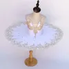 Dancewear White Pancake Ballet Tutu Professionella vuxna barn barn Swan Lake Dress Women Ballet Dance Costumes Ballerina Party Girls 230612