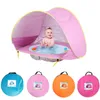 Toy Tents Baby Beach Tent Tent Portable Pool Pool UV Protection Sun Shelter للرضع في الهواء الطلق لعبة سباحة المسبح لعب دور Tent Tuys 230612