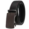 Ceintures 2023 hommes boucle automatique peau de vache en cuir véritable hommes mode ceinture décontractée 3.5 cm largeur formelle Cinto B1108