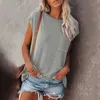 2023 spring and summer new women's solid off shoulder T-shirt women long t shirt tops Pocket Crew Neck