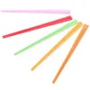 10 paires de baguettes chinoises en plastique de couleurs assorties de 8,7 pouces de long