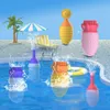 Sand Play Water Fun Kids Bath Tool Badrum utomhus Spraying Baby Söta barn Champo Bading Shower Washing Accessories R230613