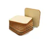 Artisanat 50pcs 50100 mm en bois inachevé carré carrés en bois naturel Couvoirs pour l'artisanat de bricolage, la peinture, la sculpture, les décorations de la maison