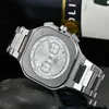 2023 Top-Qualität Armbanduhren 43mm Herren Glocke Marke Armbanduhren Quarzwerk Uhr Hochwertige Edelstahlarmband Männer Frauen Ross Uhren