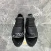 nieuwe Dames Mode kwaliteit Casual schoenen Hak lederen veter sneaker Running Trainers Letters Flat Gedrukte sneakers2023