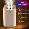 Appliances Home Air Humidifier 3000ML Double Nozzle Cool Mist Aroma Diffuser with Coloful LED light Heavy fog Ultrasonic USB Humidificador