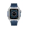 갑옷 케이스 DIY 스테인리스 스틸 케이스 시계 커버 AP 모드 키트 적합 실리콘 밴드 Iwatch 8 7 6 5 4 SE 스트랩 Apple Watch Series 8 7 45mm 44mm
