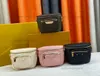 23SS By the Pool Designer Womens Bag Mini Bumbag Neutral Pink Monograms Empreinte Leather Women's Wallets Small Leather Goods Chain Strap Wallets M82335 M82208