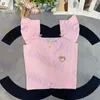 Top da donna Designer Tanks Lettera T-shirt con strass Love Button Camisoles Outdoor Vacation Ladies Tees Abbigliamento