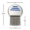 Stainless Steel Terminator Lice Comb Nit Free Kids Rid Headlice Super Density Teeth Remove Nits Combs Metal Brushes Removal