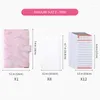 Planner Organiser 6 Ring Binder Pu Leather Notebook Budget Cover 8 fickor och 12 stycken kostnadsark