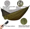 Hängmattor camping hängmatta med Net Rainfly Tarp 118x118in Portable Waterproof Protection Hammock Tält för inomhus utomhus