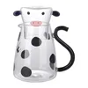 Mugs Glass Set Cartoon One Pot Cup 550ml Milk Teapot Microwave Oven Available