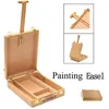 Number GATYZTORY Painting by number Tool Easel Multifunctional Painting Artist Easel Paint Supply Wood Table Retractable Box Board