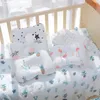 Caps Hats born Baby 100% Cotton Babies Pillow Cartoon Sleeping Headrest Nursing Infant Shaping Sleep Position 230613