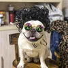 Dog Apparel Funny Pet Wig Props Dogs Cats Cross-Dressing Decorative Hair Dress Up Halloween Festival Cosplay Party Clothing
