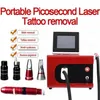 Przenośna maszyna laserowa Pico usuwanie tatuaży picosekund q-switch nd yag laser tatuaży laserowy sprzęt do obierania węglowego