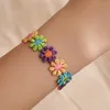 Charm Armbanden Boheemse Zoete Kleurrijke Daisy Bloem Fruit Voor Vrouwen Meisje Mode Armband Beach Party SumJewelry Geschenken