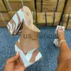 Slippers 2022 Новые женщины цветная печать квадратная головка толстая дна толстые каблуки однострочные тапочки женские большие сандалии высокого размера J230613