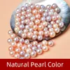 Stud XF800 REAL Natural Freshwater Pearl Stud örhängen Pure AU750 18K Gold Stud Needle For Women's Wedding Fine Jewelry Gift E513 230612