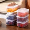 Storage Bags Refrigerator Box Kitchen Organizer With Lid Large Capacity Stackable Food Holder For Fridge Cabinet