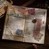 Yoofun100 pièces rétro billet matériel papier indésirable Journal planificateur Scrapbooking Vintage déchirable facture décorative bricolage artisanat