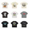 RRR123 Set aus T-Shirt und Shorts für Herren, Übergröße, T-Shirts, Pullover, Vintage-Pullover, Übergröße, dicke Baumwolle, säuregewaschen, Retro-T-Shirts, Skateboard-T-Shirt, Unisex, modische Tops