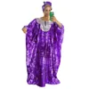 Ethnic Clothing Eid Muslim Headtie African Dresses Women Nigeria Ladies Caftan Dress Abaya Musulman Robe Africaine Femme Clothes Elegant 230613