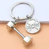 Keychains Creative 3D Simulation Mini Badminton Bowling Tennis Golf Keychain Unisex Metal Sports Key Ring Athlete Fans Ryggsäck Gift