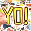 Kids Toy Stickers 50 PCS Hip Hop Sticker Cool DJ Rap Graffiti Rock Vinyl for Adults DIY Bike Laptop Skateboard Decals Waterproof 230613