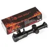 Frie 1-4x20 Hunting Rifle Scope Green Red Illuminated Riflescope with Range Finder Reticle Caza Rifle Scope