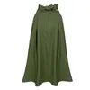 스커트 Shintimes Skirts 여자 한국 패션 단색 큰 스윙 여성 치마 긴 치마 가을 야생 하이 허리 보우 슬림 치마 230612