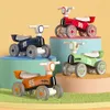 Vélo d'équilibre bébé pour 1-3 ans garçons filles tout-petits vélos de marche monter sur des jouets sans pédale 4 roues Scooter cadeaux d'anniversaire