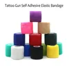 Tattoo Grips 50Pcs Disposable Grip Tattoo Bandage Sport Wrap Tape Self Adhesive Elastic Bandage Tape 4.5M Tattoo Permanent Makeup Accessories 230612