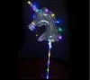 LED BoBo Lichtgevende Ballon Transparant 3M Kleurrijke Lichten Ballen Chirstmas Bruiloft Decor Geschenken Boom Eenhoorn Stervorm JN13