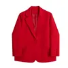 Costumes pour femmes SuperAen 2023 printemps et automne costume manteau femmes coréen rouge Design Blazer veste femmes