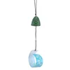 Décorations de jardin Temple Bell Lucky Feng Shui Petit carillon à vent Son Clapper Home Garden Décor extérieur Cadeau en fonte extérieure