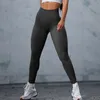 Йога наряд Fitness Sport Leggings Женщины без проблем спортивной одежды с высокой талией.