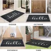 Tapis de porte de pads (30 "x17,5") Durable bienvenue pailtre de sol de profil bas bien accueilli les tapis non glissants extérieurs intérieurs pour ENT RR2120