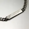 Pendant Necklaces ss Silvery 1017 ALYX 9SM ID Necklace Men Women 1 High Quality Chain Stainless Engraved Letters 230613