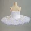 Dancewear Professional Ballet Tutu Girls Velet Top White Swan Lake Costume Kids Adult Women Ballet Skirt Dance Performance Ballerina Wear 230612