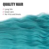 Lace Wigs LVHAN Long Water Wave Wig Red Green Cosplay Curls with Bangs Heat Resistant Synthetic Hair for African American Halloween Party Z0613