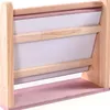 Jewelry Pouches Vertical Pink Ring Display Earring Plate Rack Storage 31.5 11.5 27cm