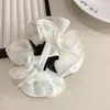 Grampos de cabelo grandes de chiffon clipe de garra tamanho laço preto tecido flor rosa grampos acessórios para mulheres