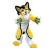 Chat Huksy chien mascotte Costume Animal Fursuit adolescents Costumes robe de soirée en peluche amoureux vêtements à fourrure