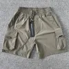 Repre Casual Short Homme Pantalon Cargo Lâche avec Poches Zippées Marque Tendance