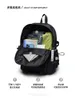 Rucksack Solide Herrenrucksäcke Wasserdichter Reißverschluss Notebook Unisex Reisen Lässig Multifunktionale Collegetaschen