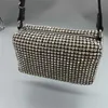 Hochwertige Handtasche Handtaschen Tasche Voller Strass Damen Handtasche Taschen Modeklappe Shiny Crystal Totes kleine Geldbörsen für Frauen mit Box